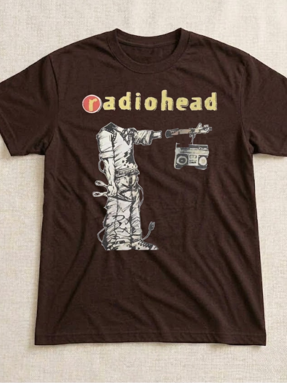 90s Radio head Vintage T-Shirt, Indie Rock Band Tee
